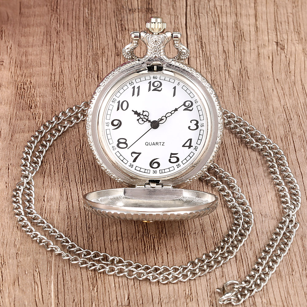 Cool Silver & Golden Masonic Freemasonry Theme aleación cuarzo Fob reloj de bolsillo con collar cadena envío directo gratis