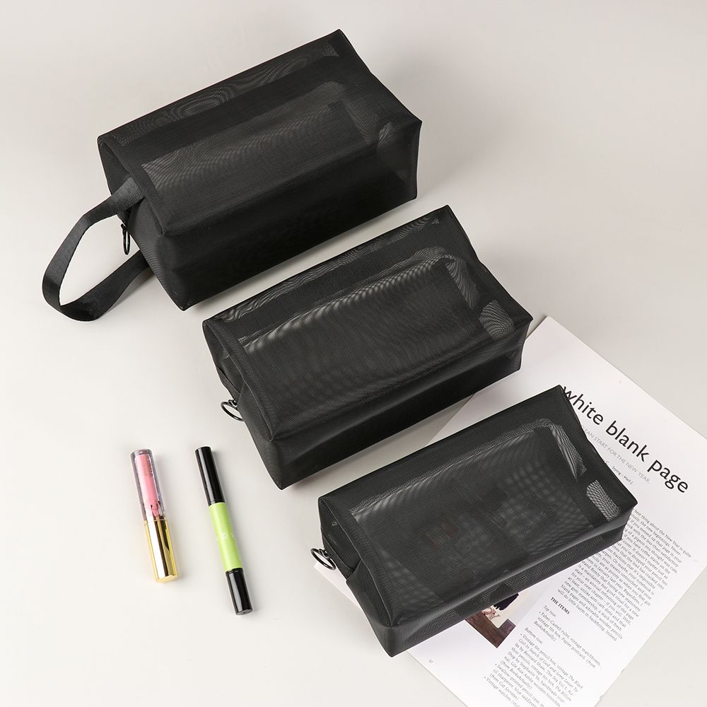 Camping Handbags Toiletry Bag Makeup Pouch Cosmetic Bag Travel Organizer Mesh Package