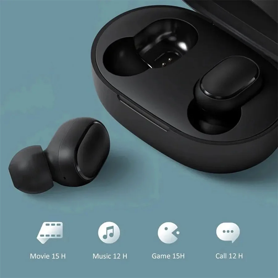 TWS A6S ชุดหูฟังไร้สายหูฟังบลูทูธหูฟังกีฬาจอแสดงผล LED Touch สเตอริโอ Fone หูฟังบลูทูธสําหรับ Xiaomi Huawei