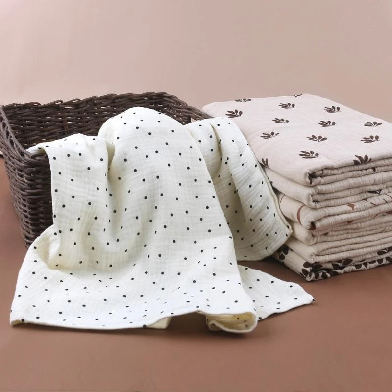 Toalla muselina para bebé, manta algodón para bebé, colcha fina para bebé, Toalla baño muy absorbente, manta