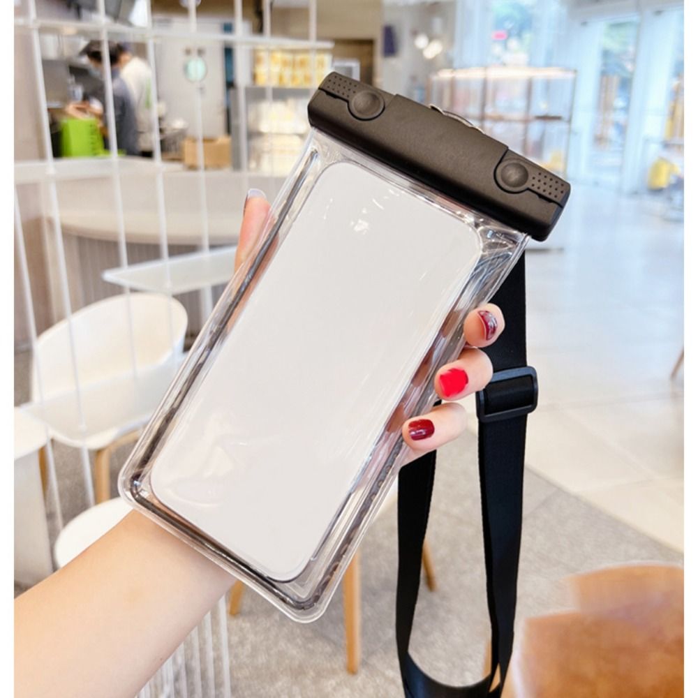 High Quality Full View Waterproof Case Strong Sealing Touchable Screen Swimming Pouch with Lanyard Phone Cover