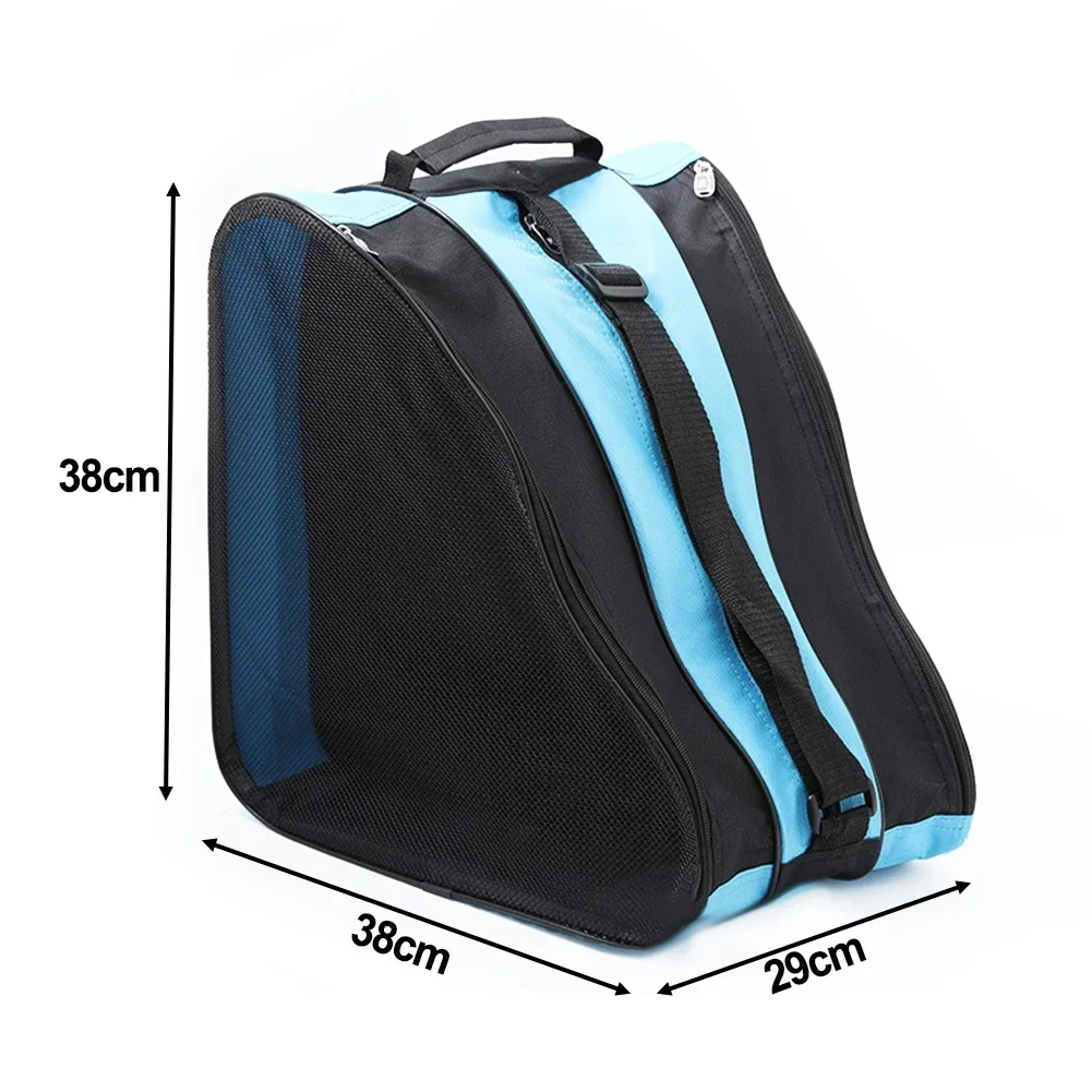 กลางแจ้งสามชั้นอินไลน์ Roller Skating รองเท้ากระเป๋าเป้สะพายหลังสเก็ตน้ําแข็งพกพากระเป๋ากระเป๋าสเก็ตอุปกรณ์เสริม