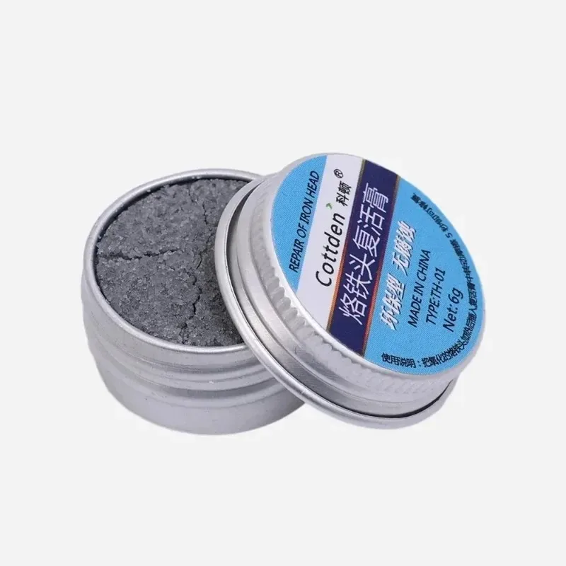 5/1Pcs การประสาน Iron Tip Refresher Non-stick ดีบุกบัดกรีครีมทําความสะอาดวางสําหรับหัวออกไซด์ Resurrection Oxidative Activator