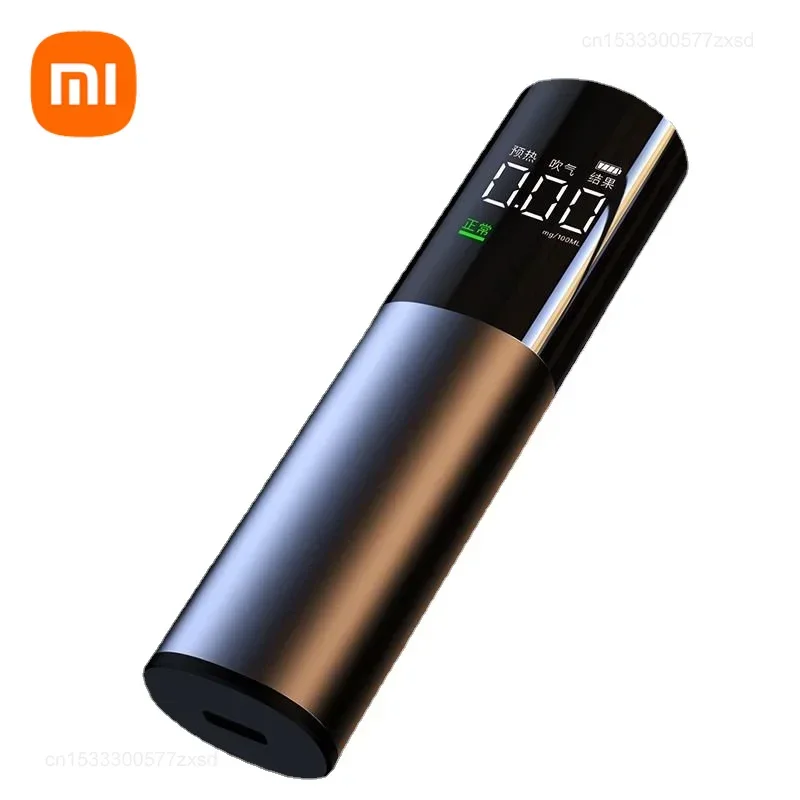 Xiaomi ANMU-probador de Alcohol automático, alcoholímetro electrónico, pantalla LED, Mini alcoholímetro recargable portátil, herramienta detectora
