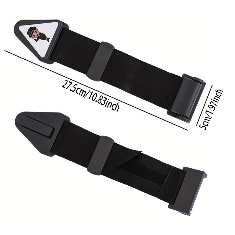 Ajustador de assento de carro infantil 1/3/5PC - Fita de correção de fivela de cinto de segurança universal para alças de assento de bebê