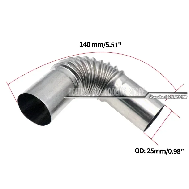 15 センチメートル/20 センチメートル排気管チューブカーアクセサリーエルボコネクタディーゼルヒーター 2 クランプ Eberspacher ベバスト