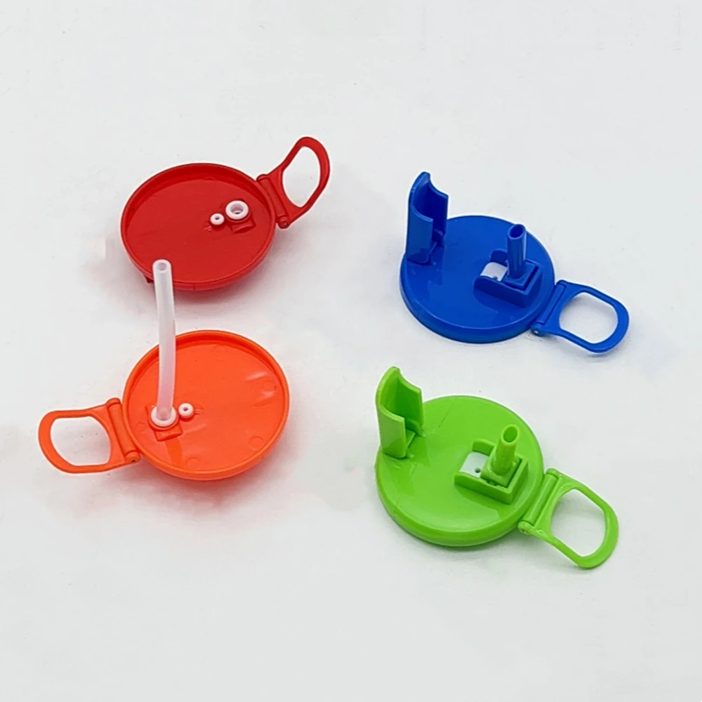 Portable Soda Can Lid Silicone Straw Soda Can Lid Reusable Suitable For Canned Beverages Beer Juice 1pcs With 2 straws