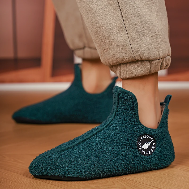 Schuhe Männer Baumwolle Hausschuhe Paare Hausschuhe männer Stiefel Sport Weiche Plüsch Warme frauen Schuhe Dünnen Boden Unisex Hause Baumwolle schuhe