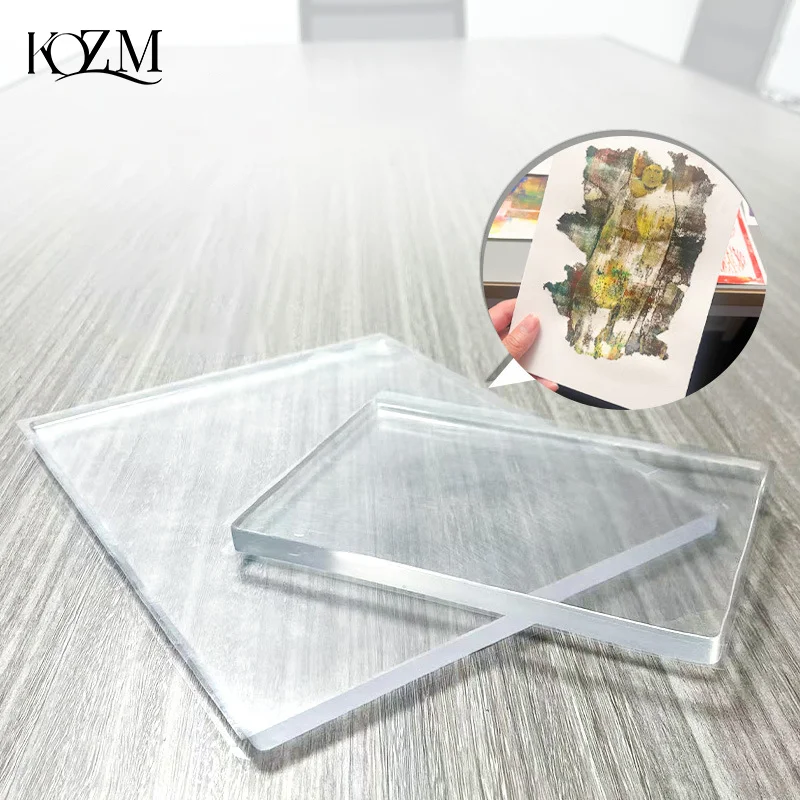 1 PCS เจลกด Monoprinting พิมพ์แผ่นเจลสําหรับกด Art สําหรับทําบัตร,Scrapbooking,ศิลปะ