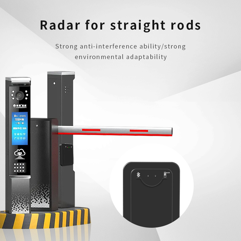 Detector de bucle de Radar inalámbrico de 79Gh, Detector de vehículos de Radar antigolpes de depuración de programa pequeño para sistema de estacionamiento de coches, barra recta