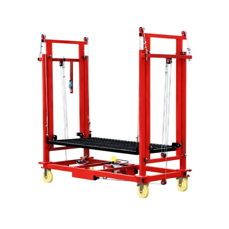 Mobile Foldable Electric Scaffolding Lift Platform 500KG 3M 5M 8M Lifting Hoist For Indoor Outdoor Decoration Construction Site