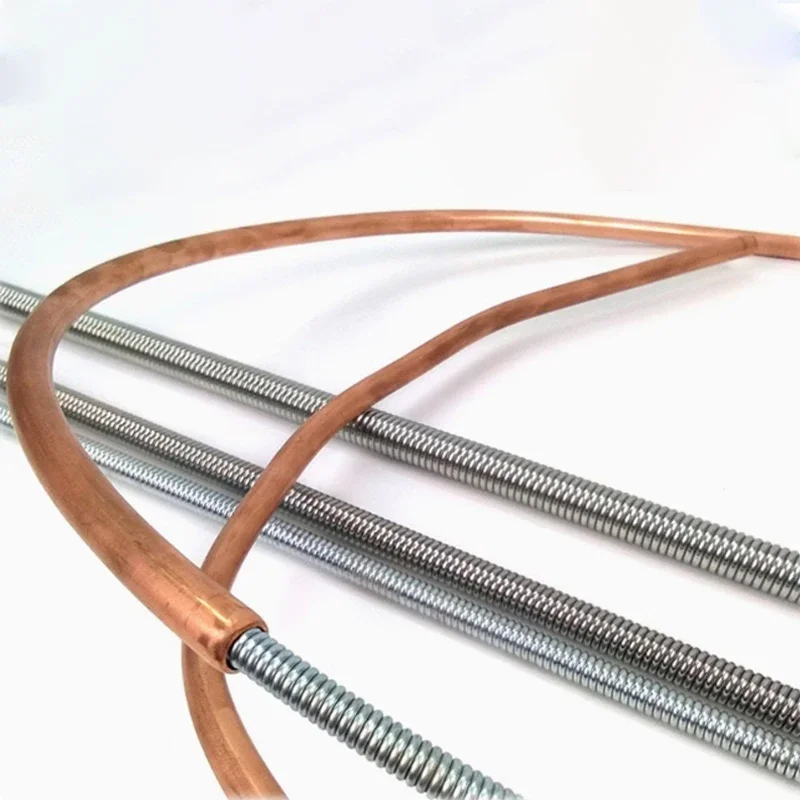 Internal Copper Pipe Bending Spring for Air Condition Steel Manual Pipeline Spring Tube Bending Tool 2/3/4/5/6 Points 6-19mm