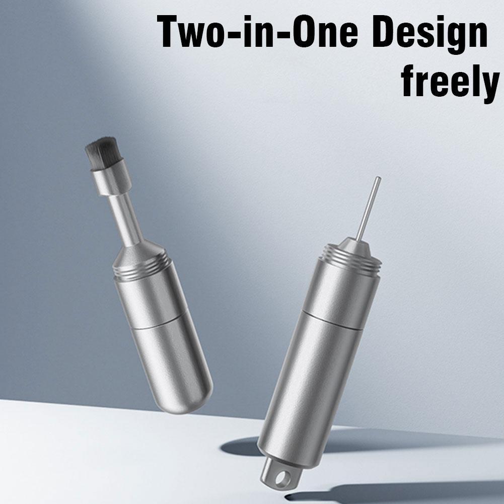 Handy Karte Entfernung Aluminium Legierung Sim Karte Tablett Pin Auswerfen Entfernung Werkzeug 2-in-1 Reiniger Tragbare schlüsselbund Für Mobiltelefone