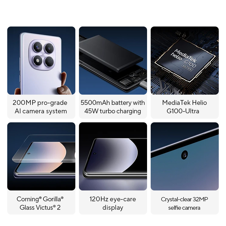 Weltpremiere Globale Version Xiaomi Redmi Note 14 Pro 4G Smartphone 200 MP AI Kamera MediaTek Helio G100-Ultra 6,67" 5500 mAh