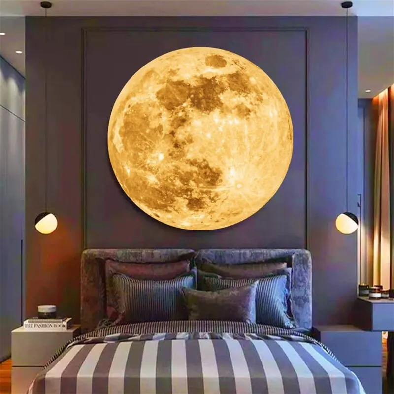 Novelty Moon Projector Light Background Projector Photo Props Birthday Party Decoration Wall Lights Bedroom Decora Night Light