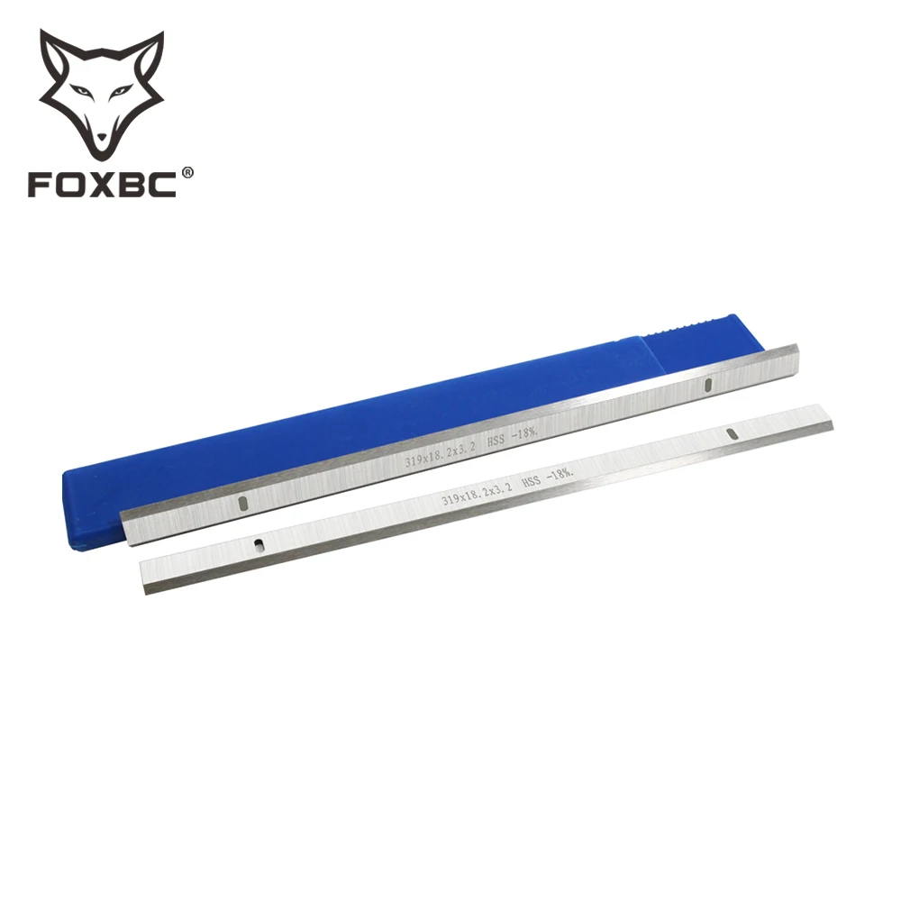 FOXBC 319Mm Máy Bào Lưỡi Dao Cho Mophorn Mb1931 Emb1931 Dụng Cụ Làm Rau Cau Phần MTPB319D Độ Dày Máy Bào Lưỡi Dao 2 Chiếc