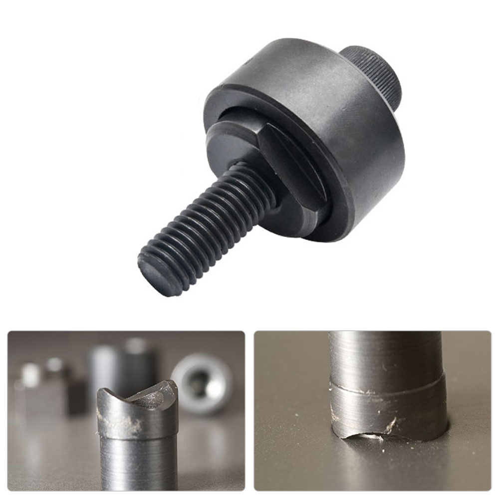 穴パンチベアリング鋼板金 16 ミリメートル-50 ミリメートル複数のサイズ滑り止め穴オープナー木工パンチング切削工具