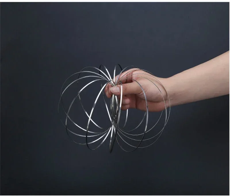 Anneau magique Toroflux cinétique coloré – Jouet à flux idéal pour les jeux en plein air, jouets à flux et soulagement du stress pour tous âges, enfants