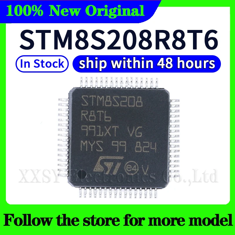 STM8S208C8T6 STM8S208C6T6 STM8S208MBT6B STM8S208CBT6 STM8S208S6T6C STM8S208RBT6 STM8S208R8T6 Высокое качество Новый