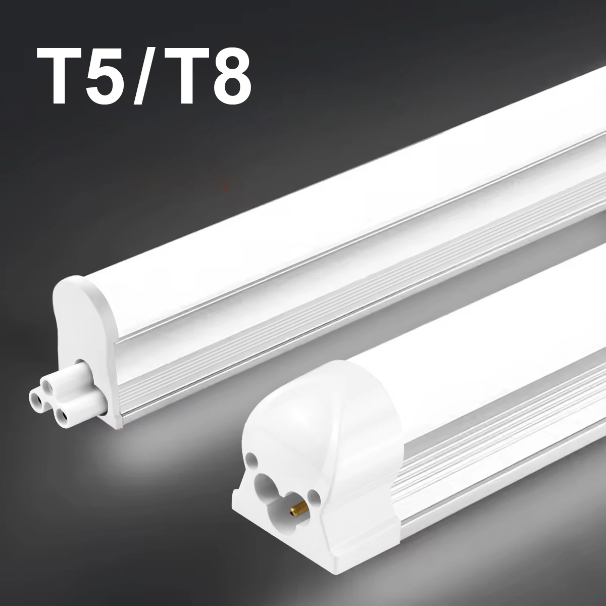 50CM T5 T8 알루미늄 LED 라이트 튜브 15W 25W LED 램프 튜브 220V 책상 작업장 차고 창고 주방 캐비닛 조명용