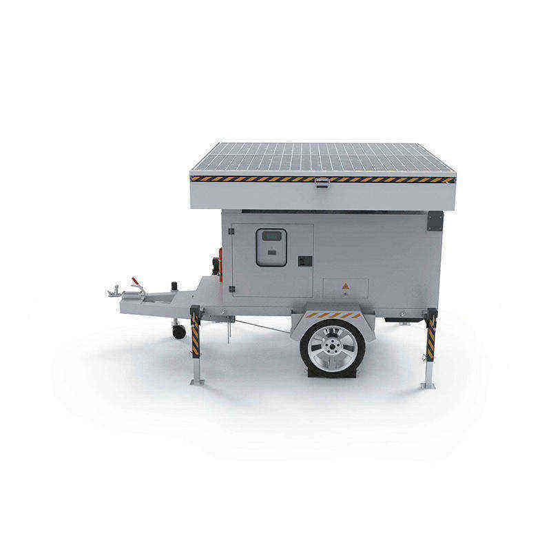 หอคอยไฟแสงอาทิตย์อะลูมินัมอัลลอย6000K 100W