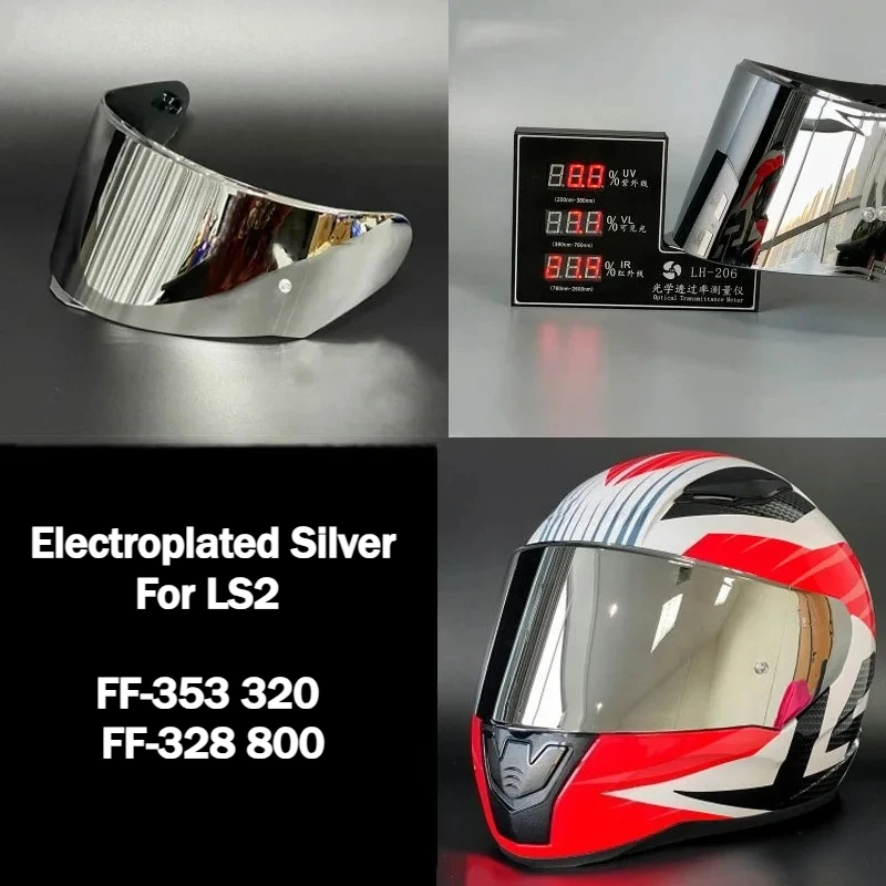 Casco para ls2 ff320 ff353 ff328 ff800 capacete viseira capacete de moto rosto cheio capacete acessórios da motocicleta escudo lente