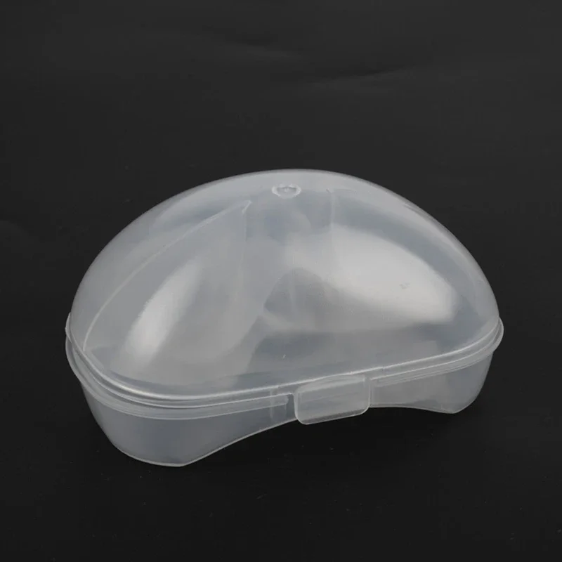 Protectores de silicona para pezones para madres, cubierta protectora para pezones, con Estuche de transporte transparente, 2 uds.