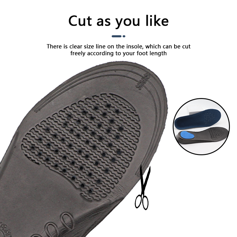 Plantilla deportiva para correr, plantillas ortopédicas para fascitis Plantar de pie plano, cojín de soporte para arco para hombres y mujeres, almohadillas para los pies, suela de zapato para zapatillas
