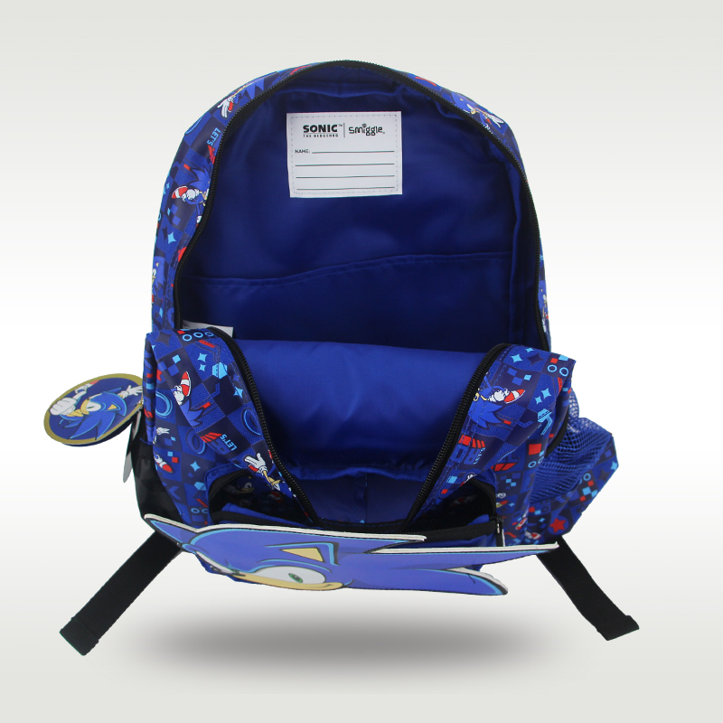 Australia smiggle original children's schoolbag boys shoulder backpack Kawaii 3-7 year modeling bags 14 inch