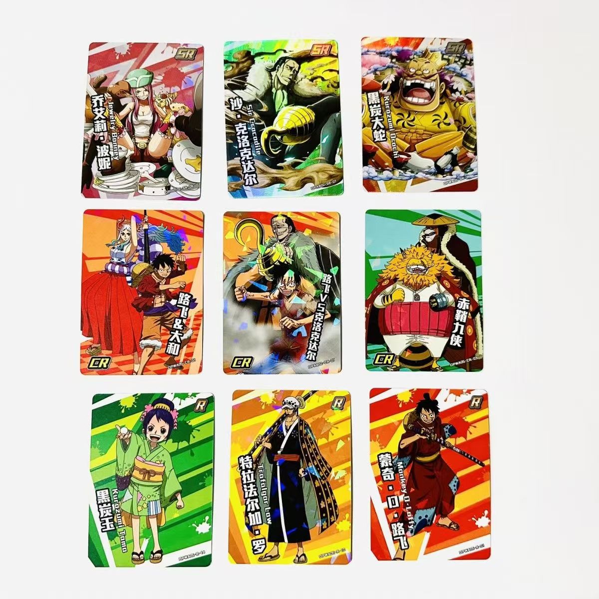 Cartas coleccionables de Anime de una pieza, juego de cartas coleccionables de Luffy Zoro, Sanji Nami TCG, caja de refuerzo