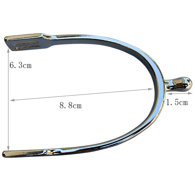 Zinklegering Sporen Rijden Dames Spur15mm Korte Schacht Ball End Engelse Kindersporen HorseTack