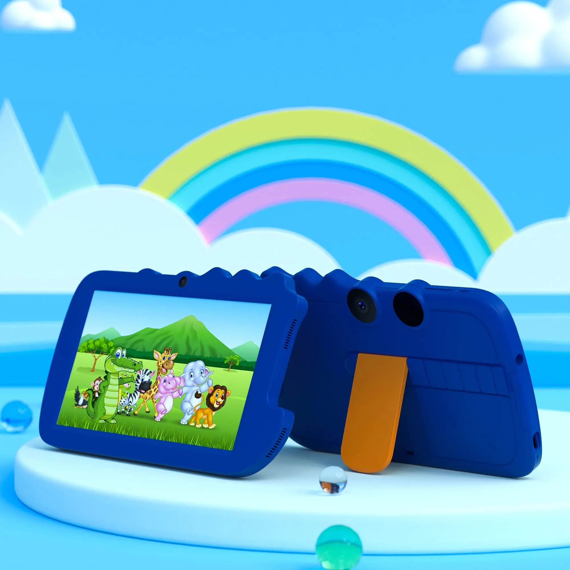 QPS ที่ดีที่สุดของขวัญ7นิ้วสำหรับเด็กแท็บเล็ตเด็ก Pre-ติดตั้ง APP การศึกษา Android แท็บเล็ต Pc สำหรับเด็กหญิงเด็กชาย