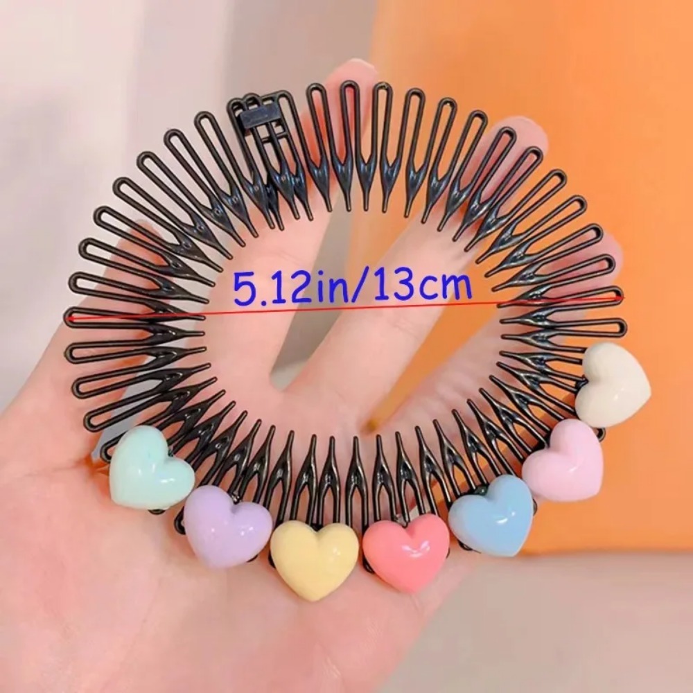 3 pçs crianças y2k estrela colorido pente de cabelo quebrado bandana grampos de cabelo coelho coração bonito cocar princesa meninas acessórios para o cabelo