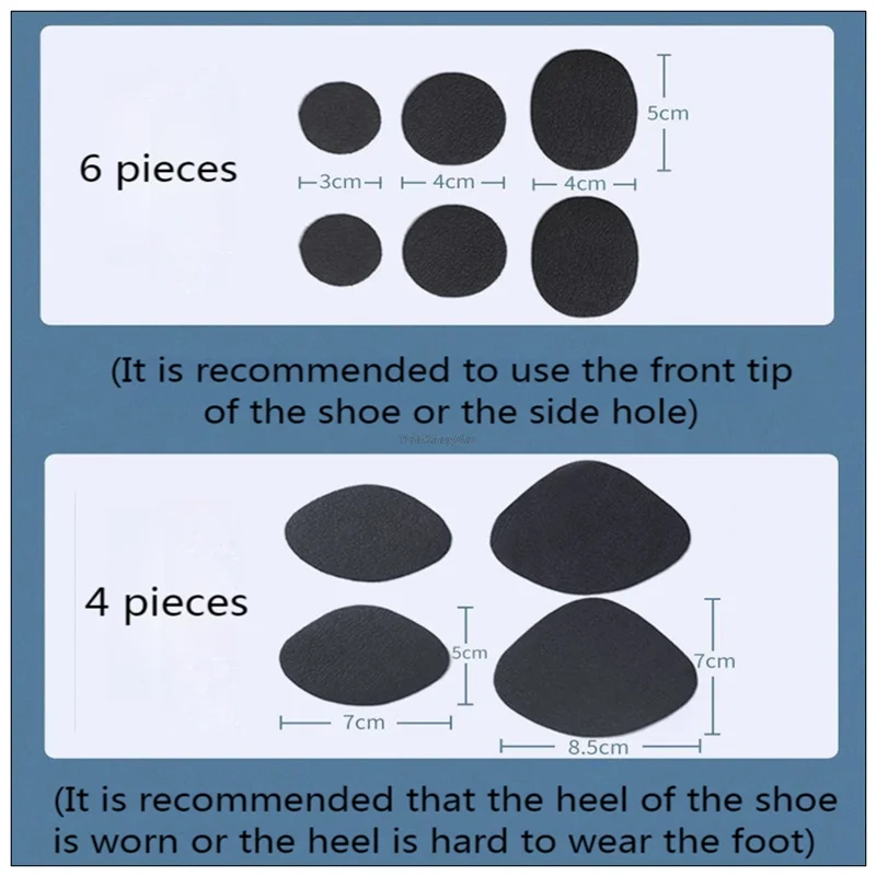 รองเท้า Patch Vamp ซ่อมสติกเกอร์ Subsidy Sticky รองเท้า Insoles Heel Protector ส้นซ่อมเรียงราย Anti-Wear Heel Foot Care TOOL