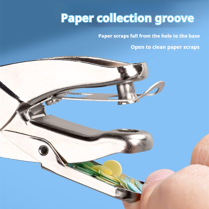 1 Pc Metal 1.5/6mm Pore Diameter Punch Pliers Single Hole Puncher Hand Paper Scrapbooking Punches 1-8 Pages Paper Hole Puncher