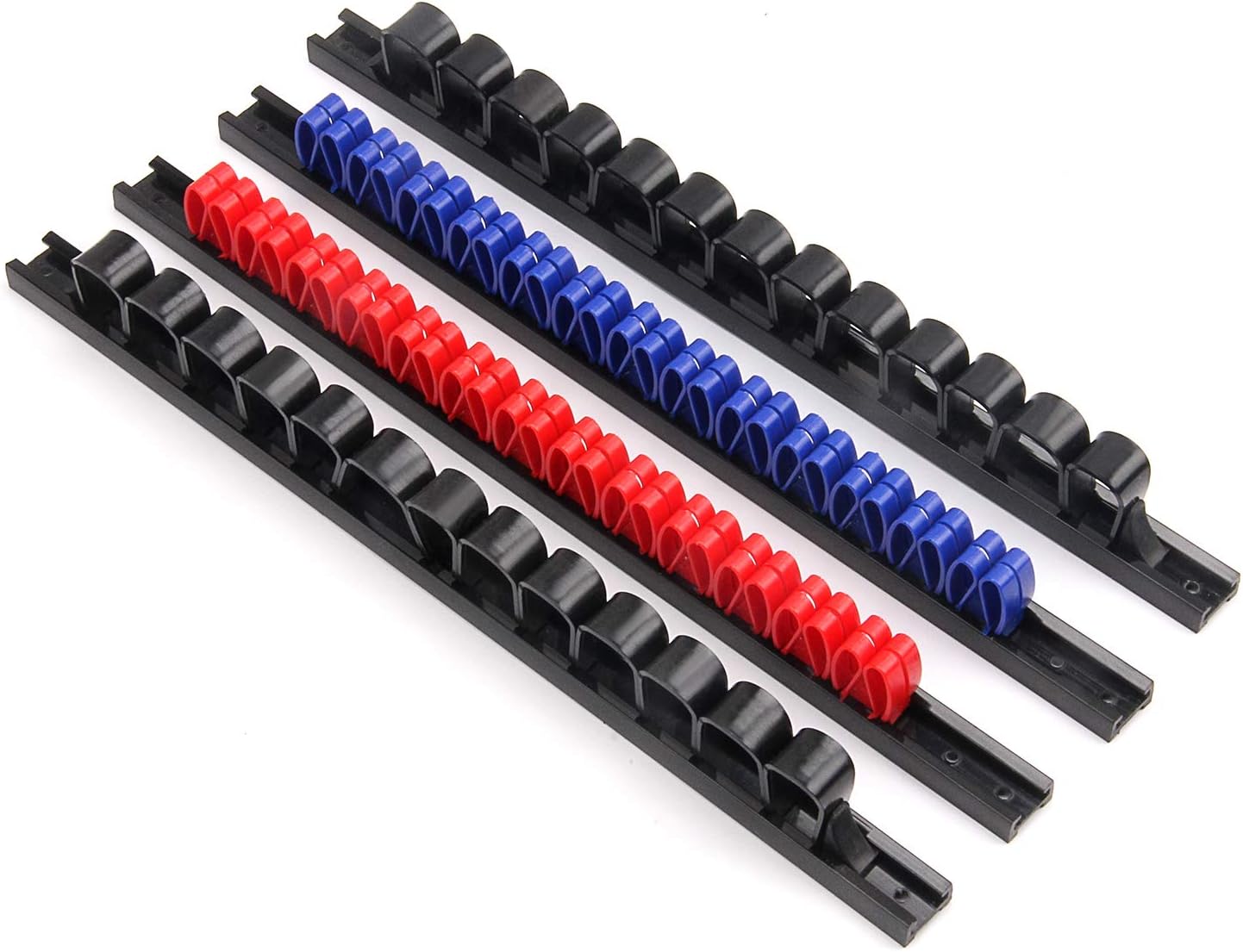 ABS Stronge Plastic Wrench Screwdriver Organizer Rail Rack Storage Holder Garage Workshops Wall Mount Hardware Tool cabinet