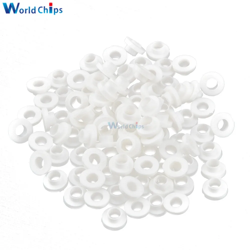 Rondella isolante in plastica a Transistor da 100 pezzi a-220 + striscia in foglio di Silicone isolato da 100 pezzi TO-220