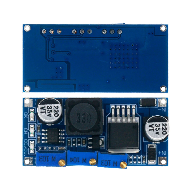 Módulo de fuente de alimentación LM2596 DC-DC CC CV, controlador LED, cargador de batería, ajustable LM2596S, voltaje de corriente constante