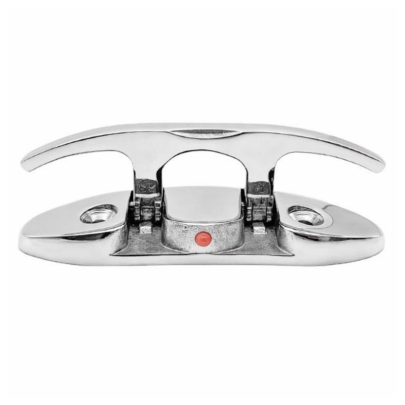 4.5 Inch Boat Folding Cleat Stainless Steel Boat Flip Up Folding Pull Up Cleat Dock Deck Line Rope Mooring Cleat Boat Accessorie