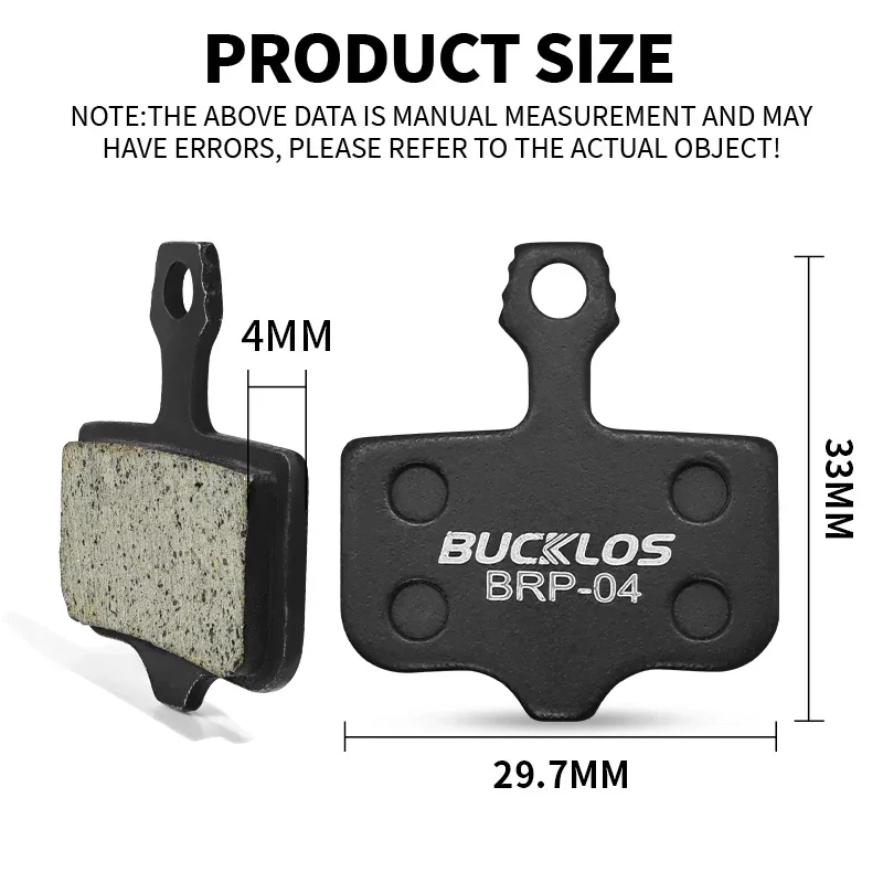 BUCKLOS pastilla de freno de disco de resina para SRAM AVID pastillas de freno hidráulicas resistentes al desgaste pastillas de freno MTB para DB3 DB5 ELIXIR piezas de ciclismo
