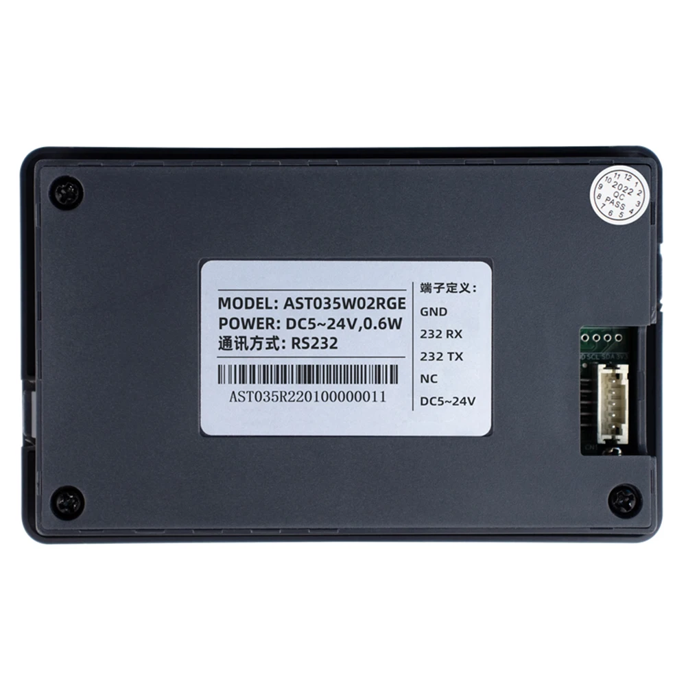 SeekU 3,5 polegadas HMI touch screen LED Display COM RS232/RS485 SD download