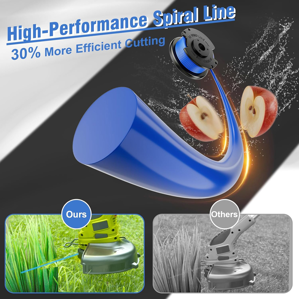 For Ryobi One+ Spool & Line For Ryobi AC14RL3A/AC14HCA For Cordless Grass Trimmer Blade Cutter Lawn Trimmer String Trimmer Spool