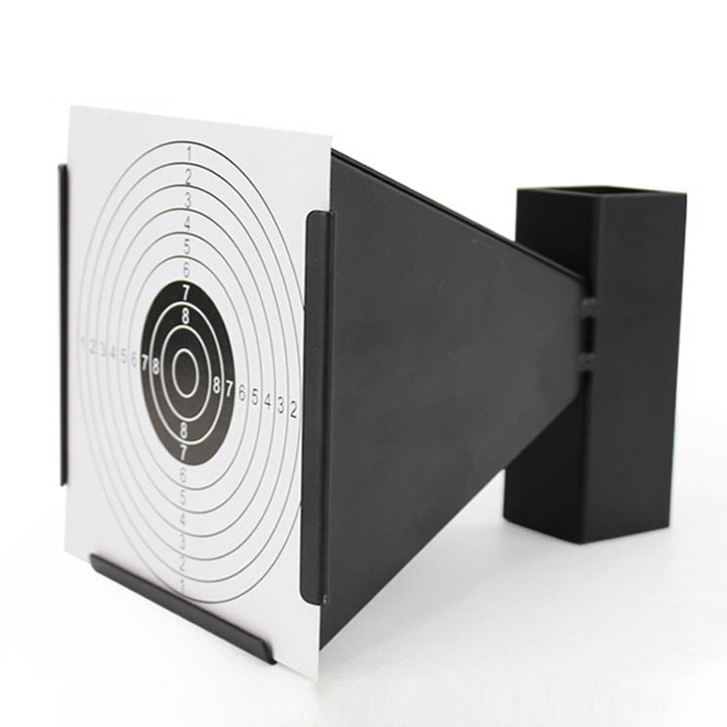 การฝึกอบรมเป้าหมายยิง Bullet BB Ball Collector เหล็กพิเศษ 14x14 ซม.100pcs ยิงกระดาษสําหรับ Airsoft Paintball เป้าหมาย