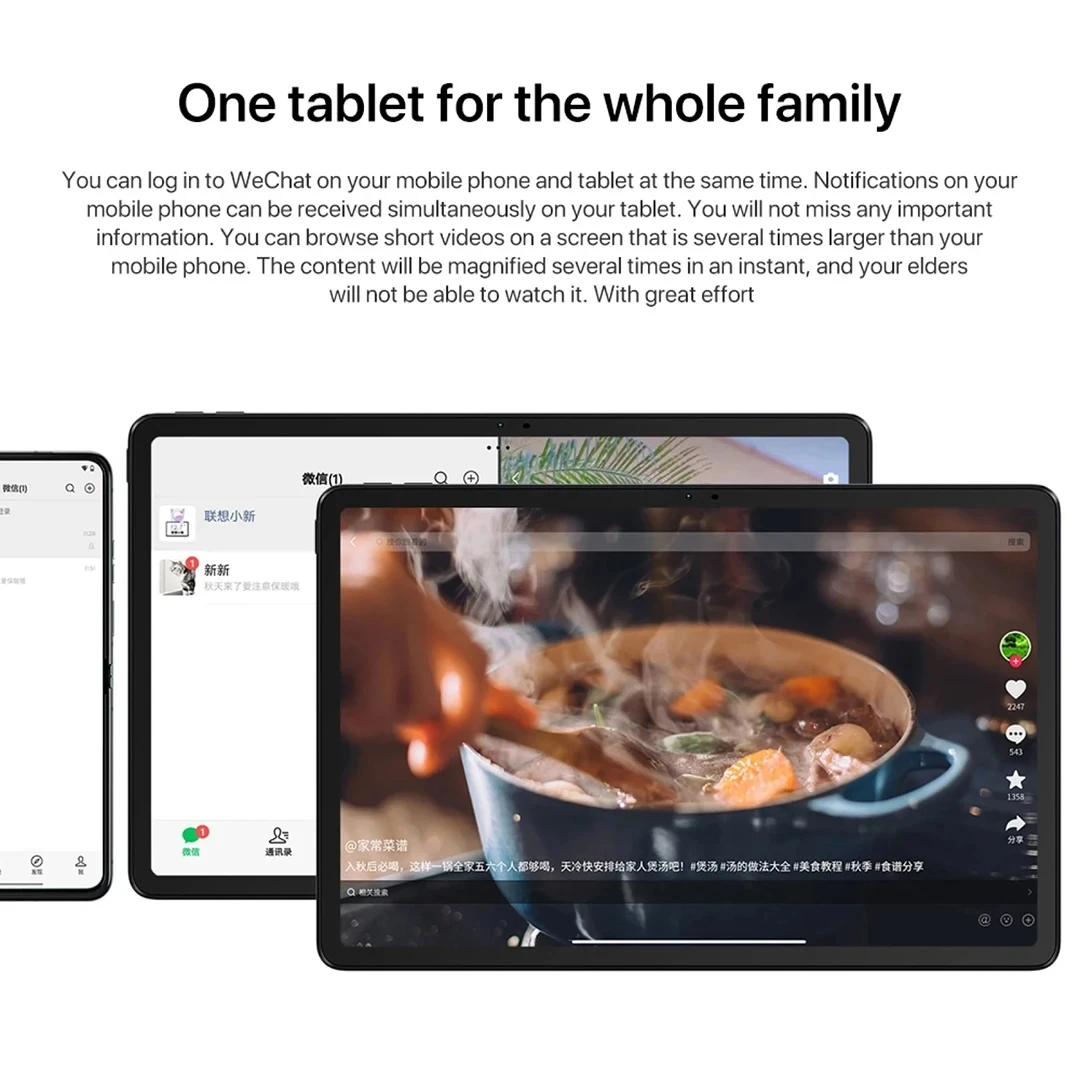 Firmware Global Lenovo Xiaoxin Pad 2024 Tablet 6GB 8GB 128GB 256GB 11 "pantalla Qualcomm Snapdragon 685 WIFI 7040mAh Android Tab