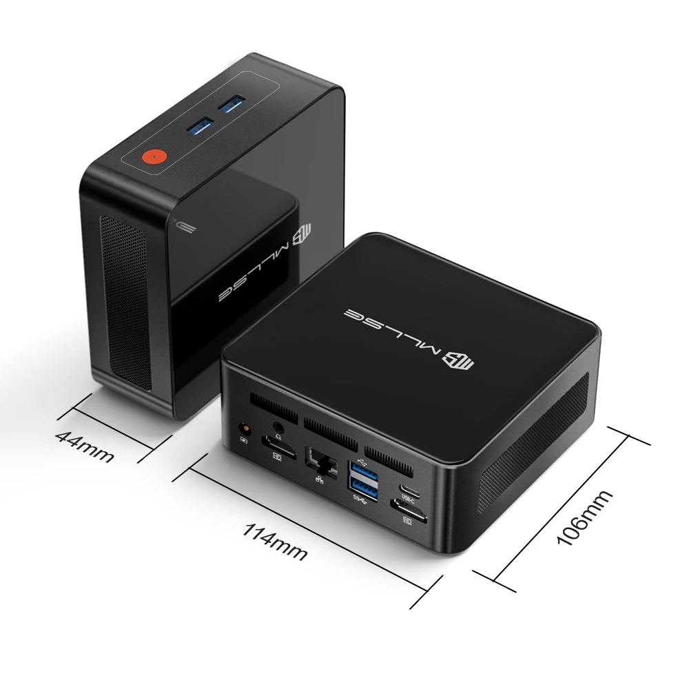 MLLSE G1 Mini PC AMD Ryzen5 5500U Processore 16GB DDR4 512GB SSD WiFi-5 BT4.2 Win11 Pro Mini computer per giochi e lavoro