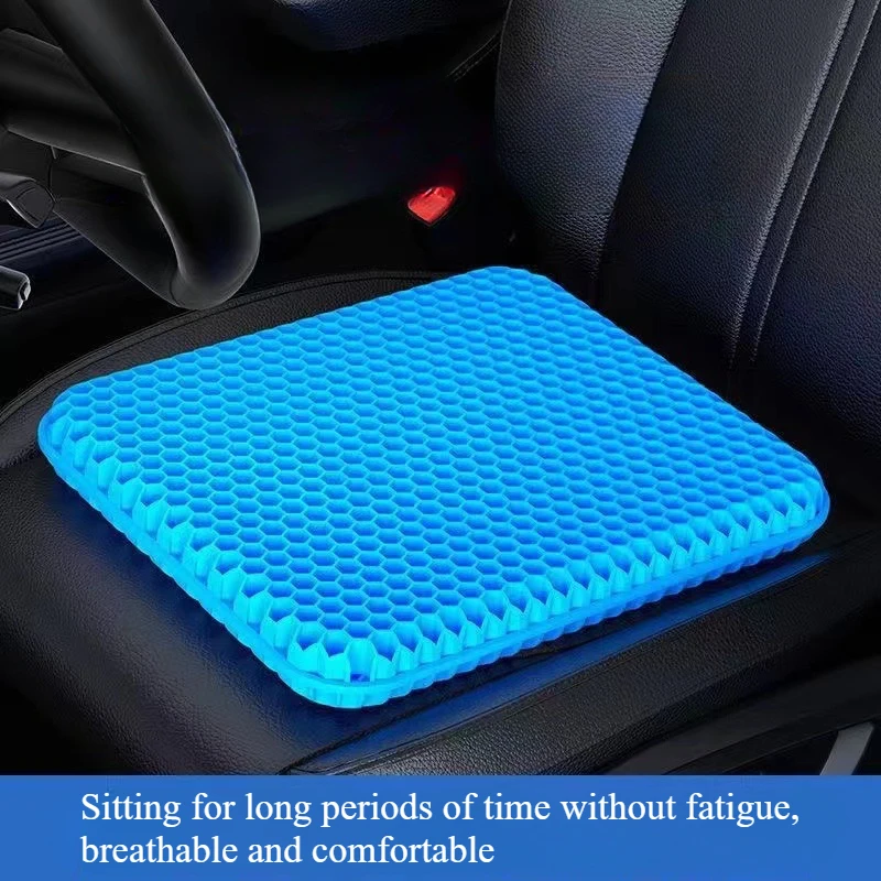 Clearance_Gel Seat Cushion Summer Breathable Honeycomb Design For Pressure Relief Back Tailbone Pain_Continuous updates