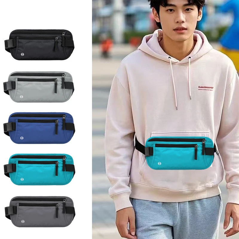 Unsichtbare Anti-Diebstahl Reise Taille Tasche Multifunktionale Telefon Brieftasche RFID Sperrung Karte Halter Outdoor Sport Jogging Taille Tasche