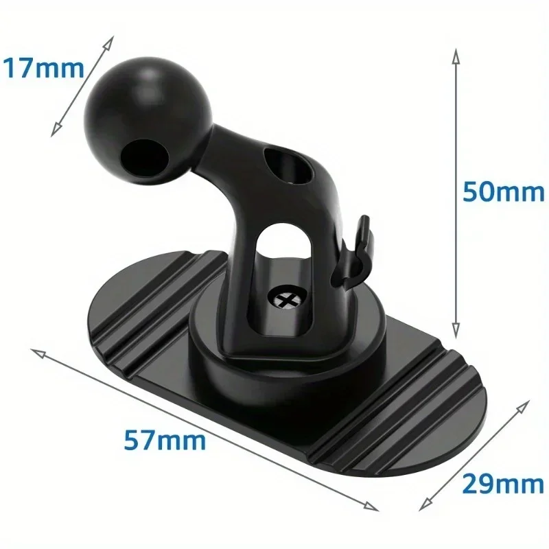 Soporte Universal para teléfono para salpicadero de coche, Base adhesiva con cabeza de bola de 17mm para soporte de teléfono móvil para iPhone, Samsung, Xiaomi, Huawei