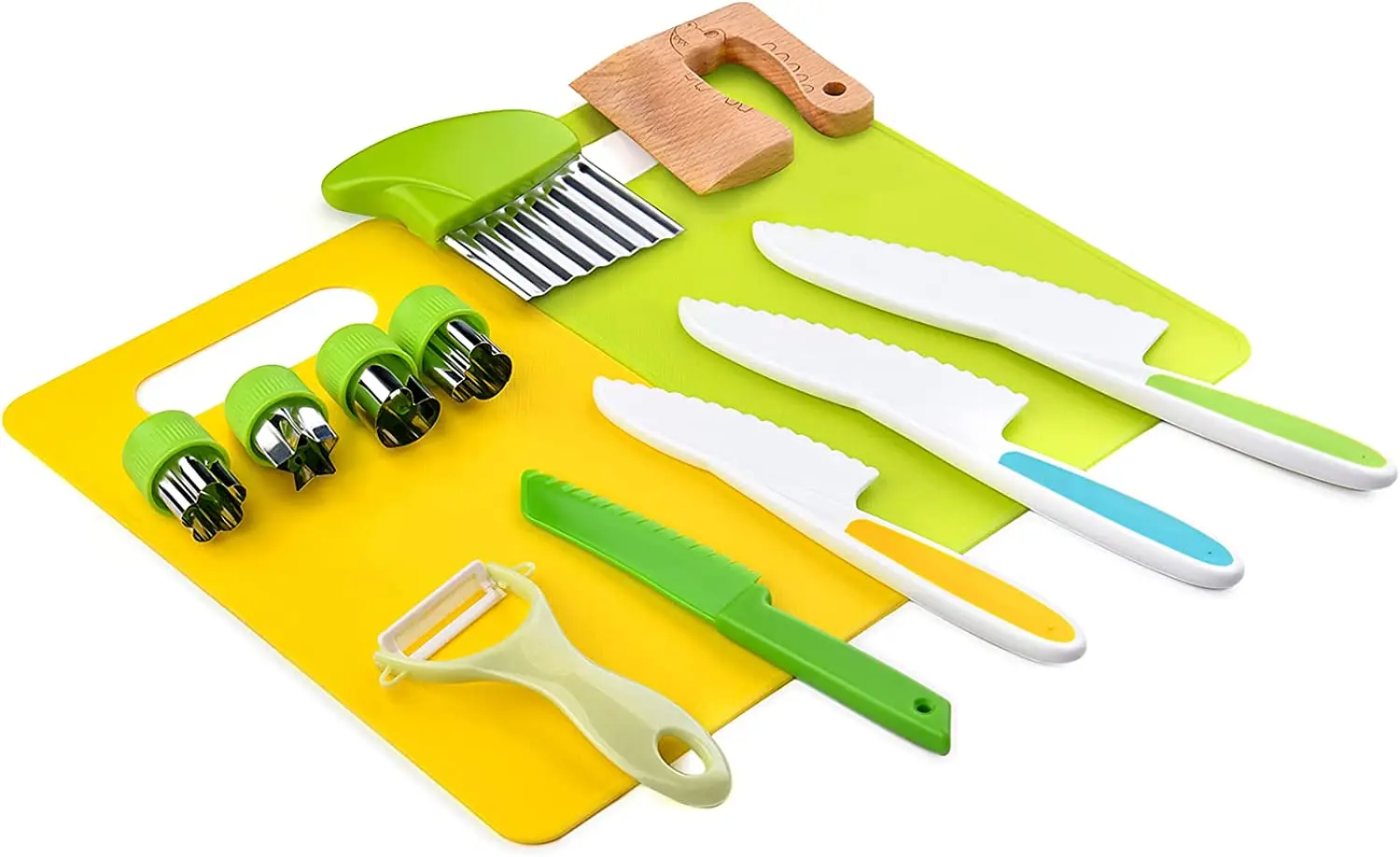 13 peças montessori ferramentas de cozinha para crianças-crianças conjuntos de cozinha conjunto de facas seguras para crianças reais para cozinhar reais com plástico