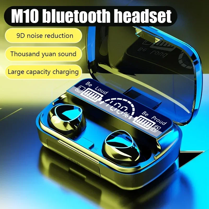 Nieuwe draadloze Bluetooth-hoofdtelefoon met ruisonderdrukking voor sport, mini, compatibel met Xiaomi, Huawei, vivo, OPPO en Apple